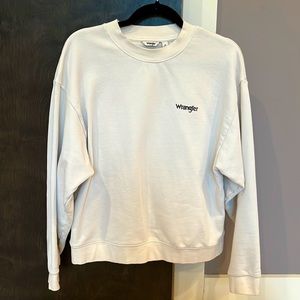 Off white Wrangler crew neck